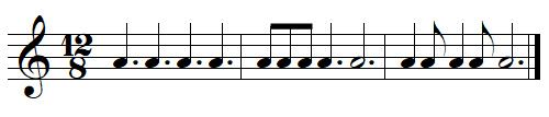 Mesure à 12/8