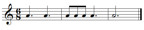 Mesure à 6/8