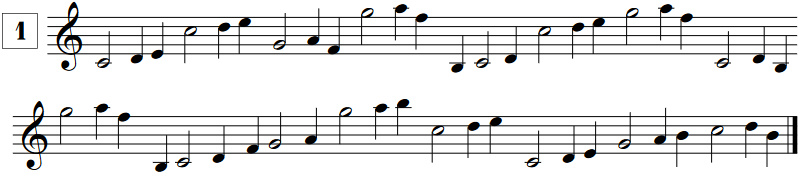 lire les notes en clef de FA à partir des notes repères en clef de SOL