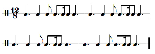Rythmes ternaires, leçon n°3, la sicilienne, exercice n°6