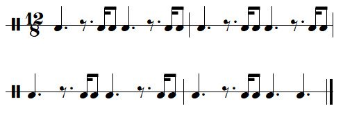 Rythmes ternaires, leçon n°3, la sicilienne, exercice n°7