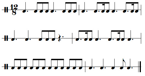 Exercice de rythme n°2 de la leçon n°4