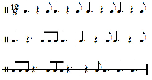Exercice de rythme n°5 de la leçon n°4