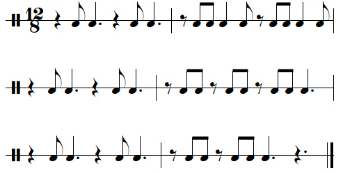 Exercice de rythme n°9 de la leçon n°4