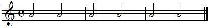 Exercices de rythme, les blanches et les demi-pauses Exercices de rythme, les blanches et les demi-pauses