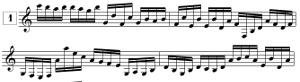 Exercices de lecture de note pour guitare en clef de SOL, en croches (de E3 à C6) Exercices de lecture de note pour guitare en clef de SOL, en croches (de E3 à C6)