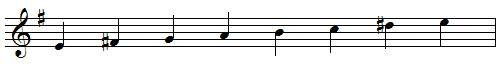 Mi mineur harmonique