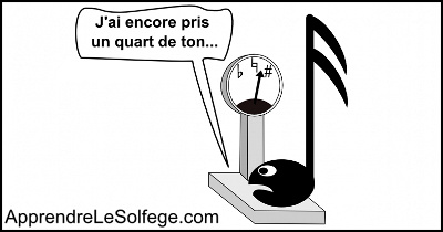 Humour: j'ai encore pris un quart de ton Humour: j'ai encore pris un quart de ton