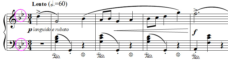 lire une partition de piano : les altérations