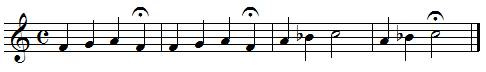 Point d’orgue exemple