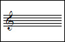 portées vierges clef de SOL