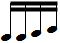 quatre doubles-croches