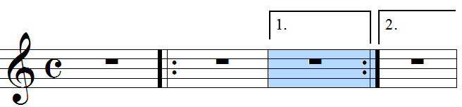 barres de reprise avec cadre 1 et 2