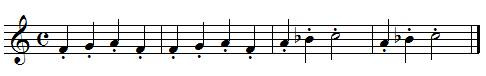 staccato exemple