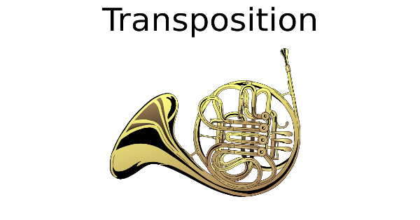 Transposition pour cor en FA