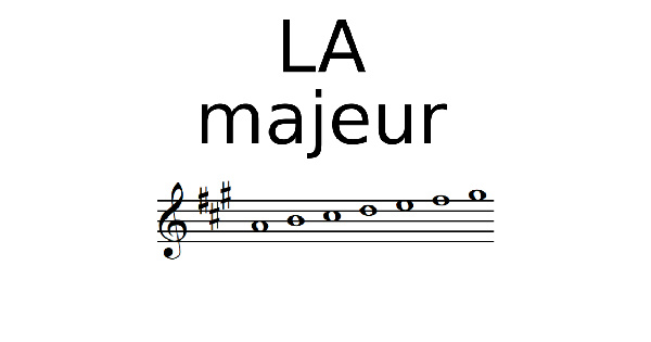 Gamme de LA Majeur