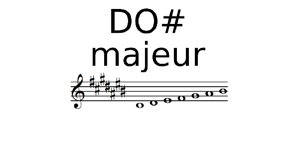 Gamme de DO dièse Majeur