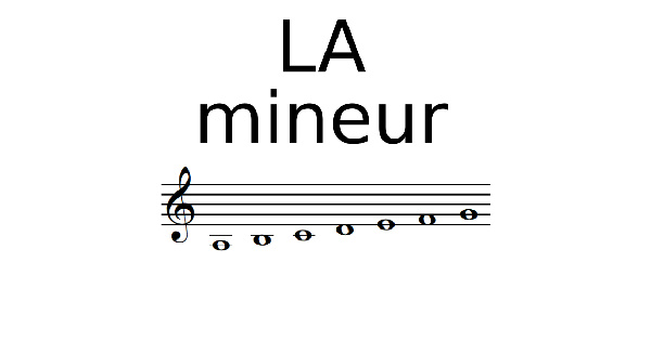 Gamme de LA mineur