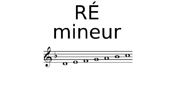 Gamme de RÉ mineur