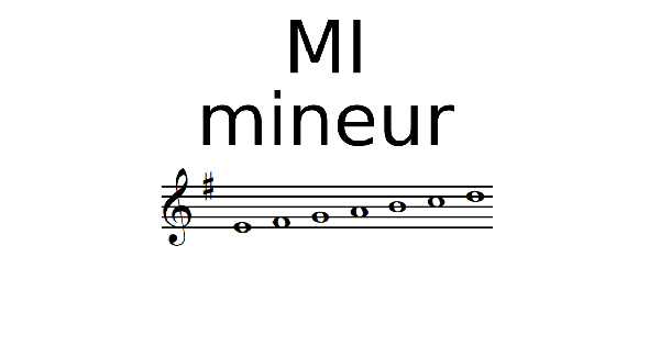 Gamme de MI mineur