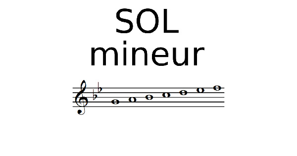 Gamme de SOL mineur