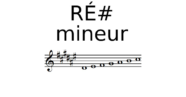 Gamme de RÉ dièse mineur