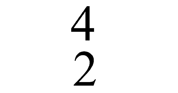 Exemples de mesure à 4/2