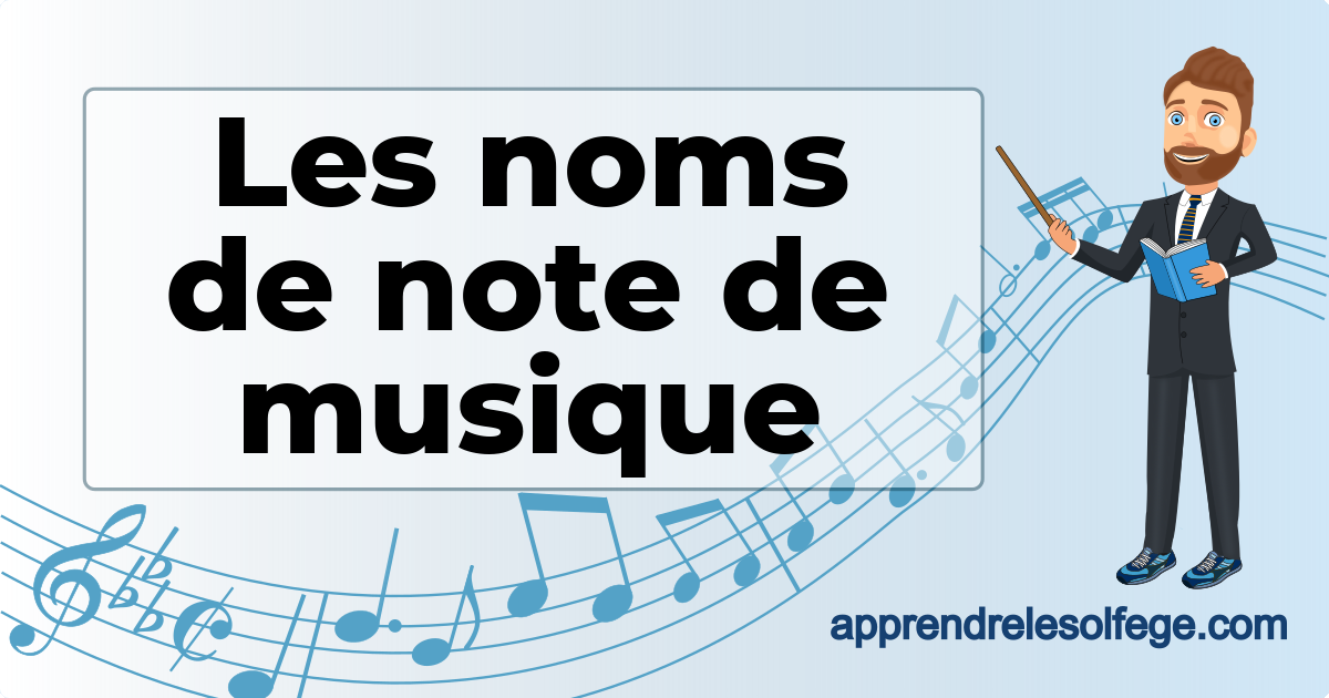 Les noms de note de musique