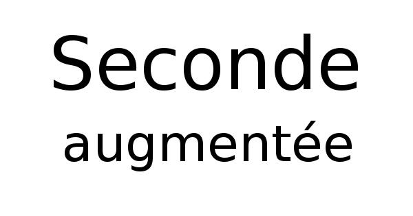 Seconde augmentée
