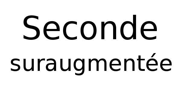Seconde suraugmentée