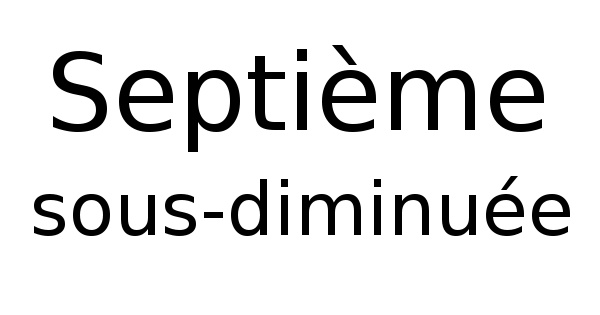 Septième sous-diminuée