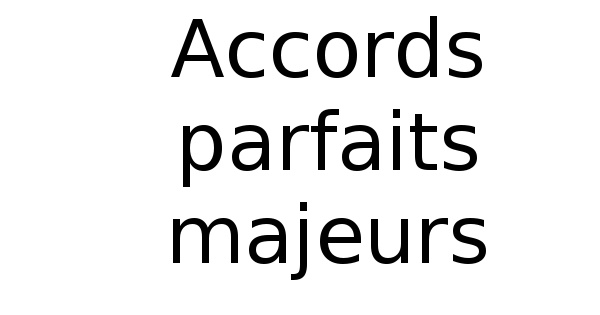 Accords parfaits majeurs