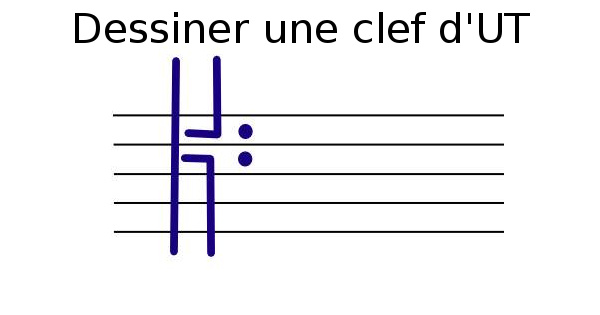 Dessiner une clef d'UT