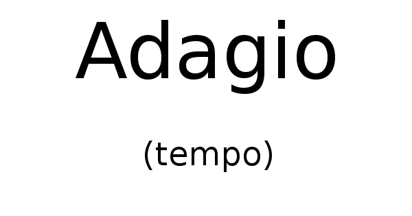 Adagio (tempo)