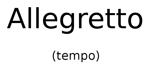 Allegretto (tempo)