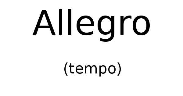 Allegro (tempo)