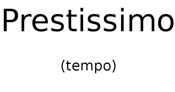 Prestissimo (tempo)