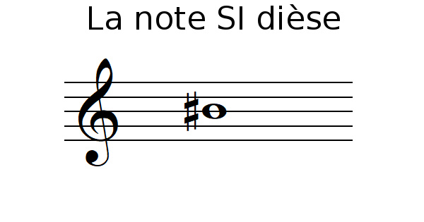 La note SI dièse