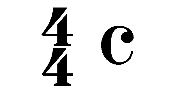 Exemples de mesure à 4/4