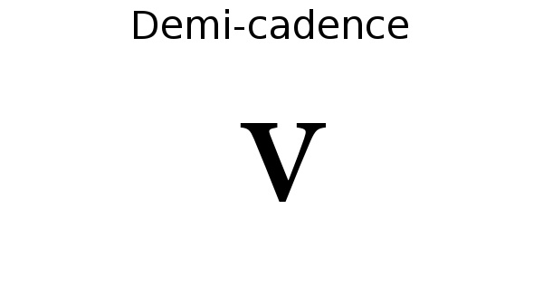 Demi-cadence