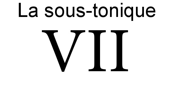 La sous-tonique