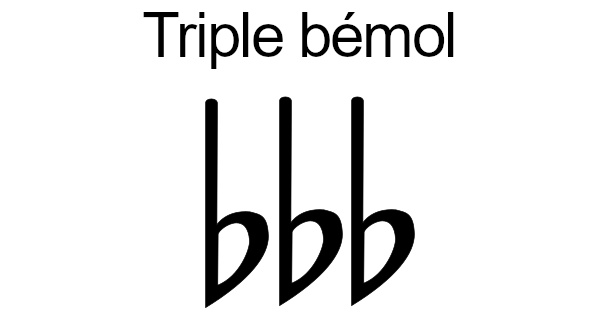 Le triple bémol