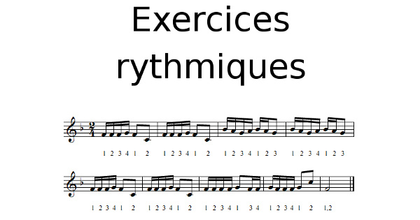 Exercices rythmiques